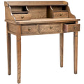 Bureau à 5 tiroirs avec niches de rangement