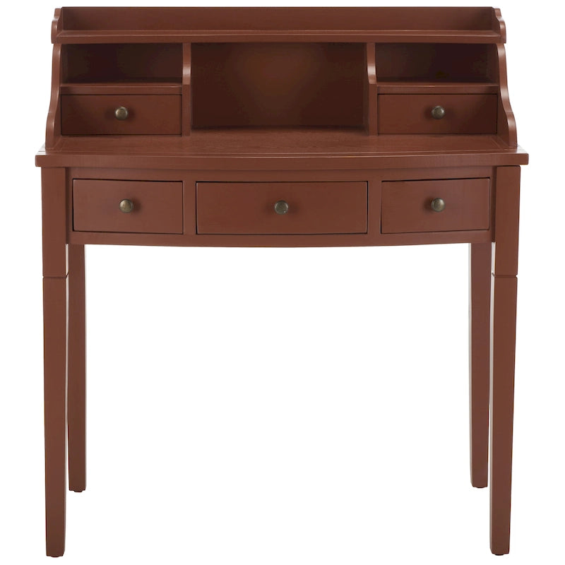 Bureau à 5 tiroirs avec niches de rangement