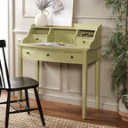 Bureau à 5 tiroirs avec niches de rangement