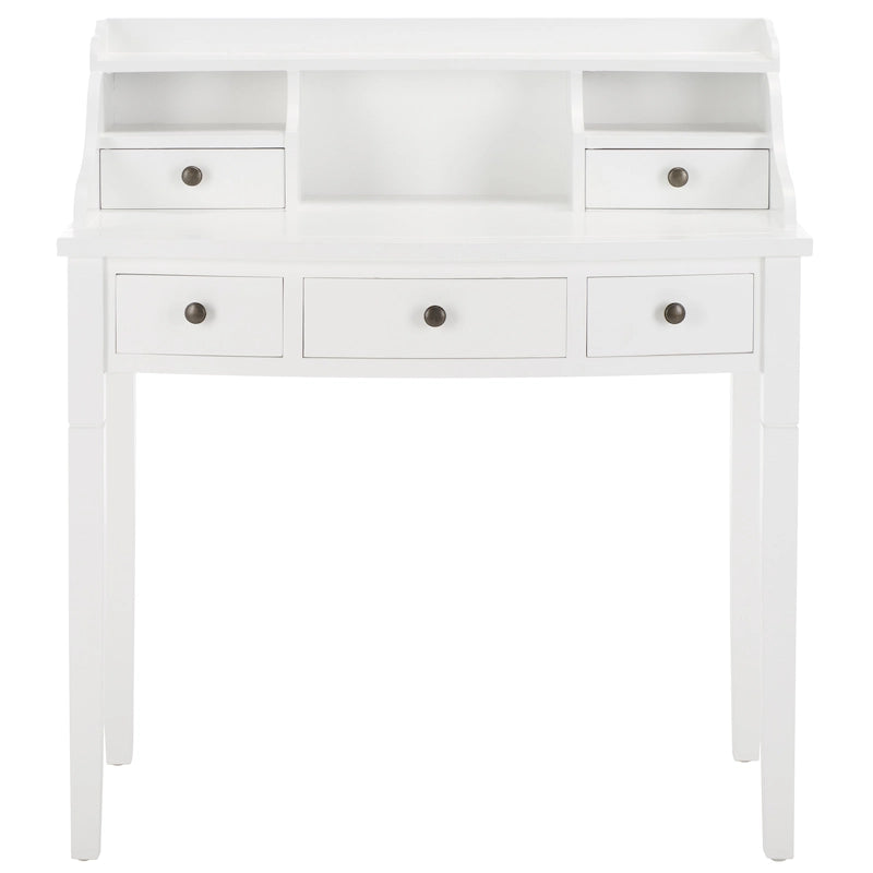 Bureau à 5 tiroirs avec niches de rangement
