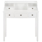 Bureau à 5 tiroirs avec niches de rangement
