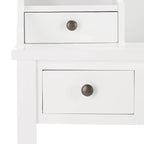 Bureau à 5 tiroirs avec niches de rangement