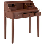 Bureau à 5 tiroirs avec niches de rangement