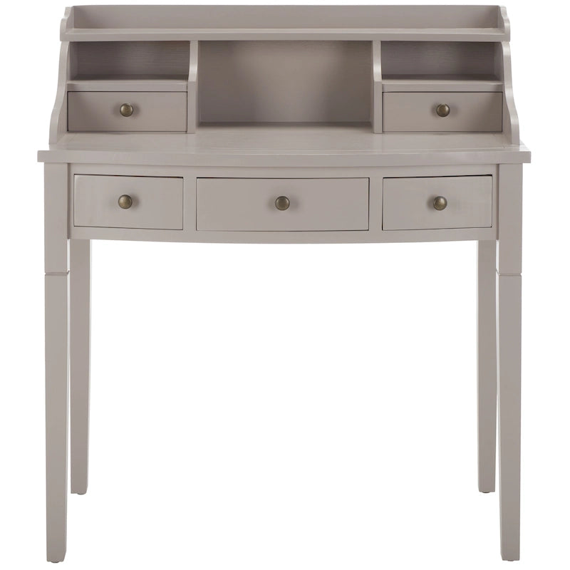 Bureau à 5 tiroirs avec niches de rangement