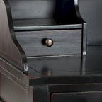 Bureau à 5 tiroirs avec niches de rangement