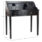 Bureau à 5 tiroirs avec niches de rangement