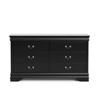 Commode 6 tiroirs avec cadre en bois