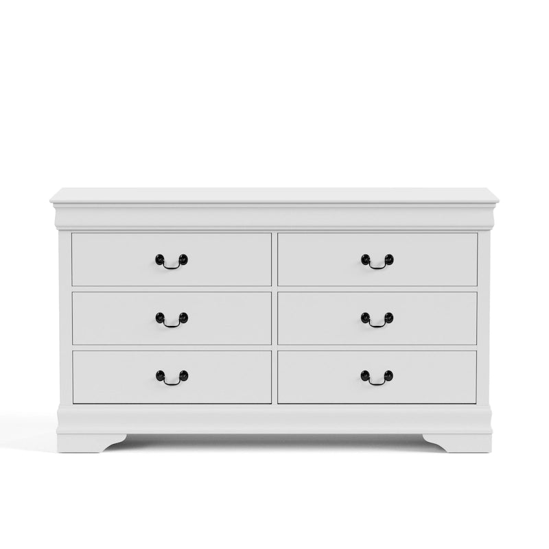Commode 6 tiroirs avec cadre en bois