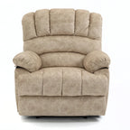 Large Manual Upholstered Recliner Chair