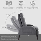 Chaise longue réglable avec pouf de rangement