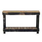 Console en bois de récupération