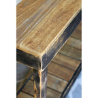 Console en bois de récupération