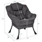 Fauteuil d'appoint avec poche latérale