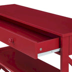 Console de table avec tiroir et étagères Oxford