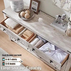 Commode 8 tiroirs finition bois