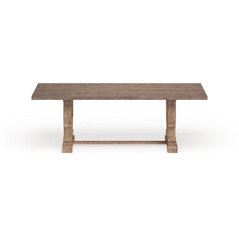 Table à manger extensible rustique en bois de 90 pouces
