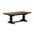 Table à manger sur tréteaux avec tableau noir