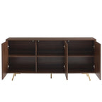 Buffet en bois de 63 pouces avec rangement