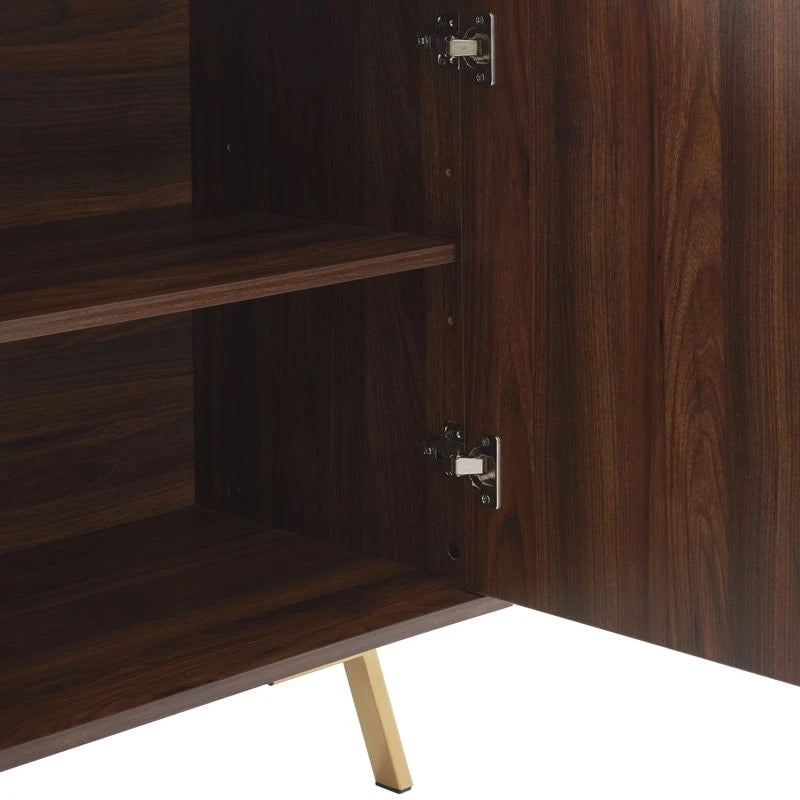 Buffet en bois de 63 pouces avec rangement