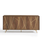 Buffet en bois de 63 pouces avec rangement