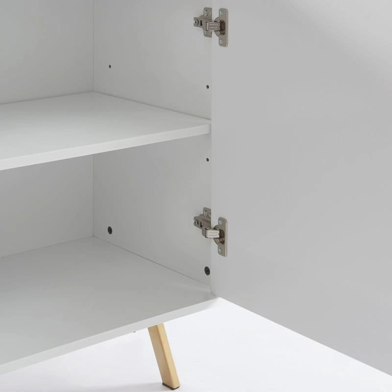 Buffet en bois de 63 pouces avec rangement