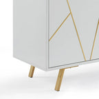 Buffet en bois de 63 pouces avec rangement