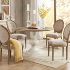 Madison Park Hemlock 46 Round Pedestal Dining Table Dining Table