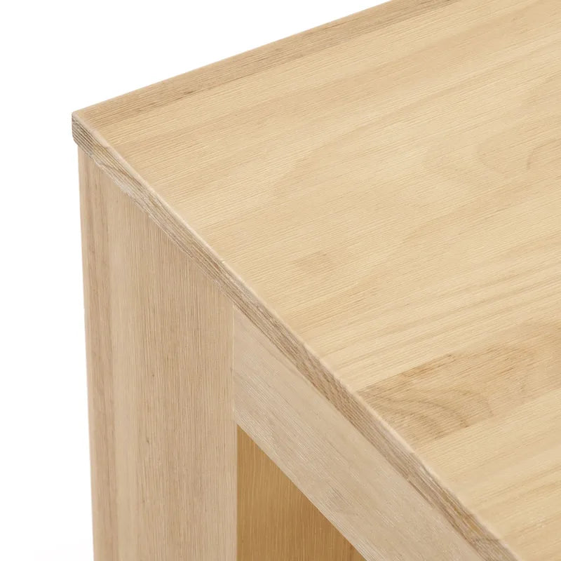 Table basse rectangulaire avec étagère inférieure
