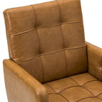 Chaise de bureau capitonnée à hauteur réglable avec 5 roulettes