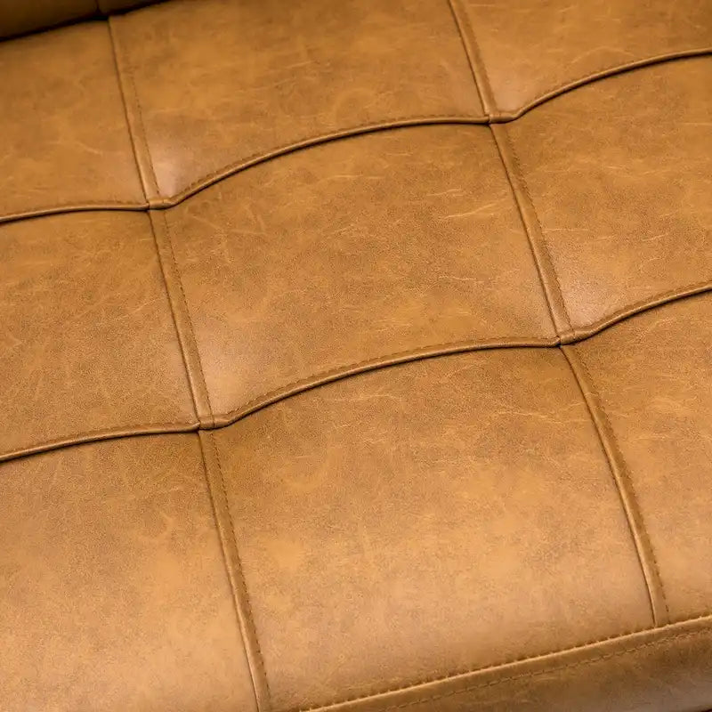 Chaise de bureau capitonnée à hauteur réglable avec 5 roulettes