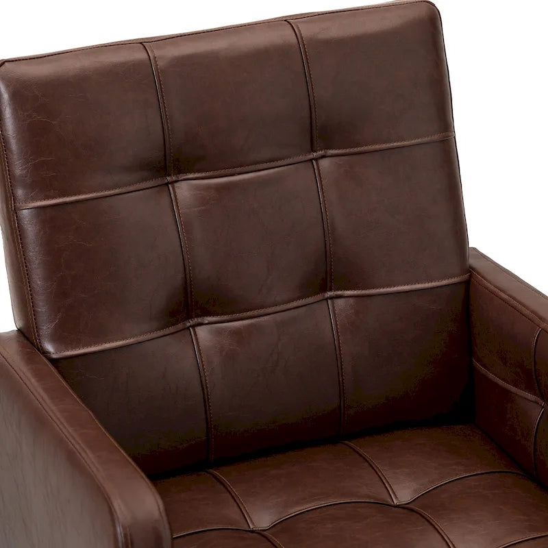 Chaise de bureau capitonnée à hauteur réglable avec 5 roulettes