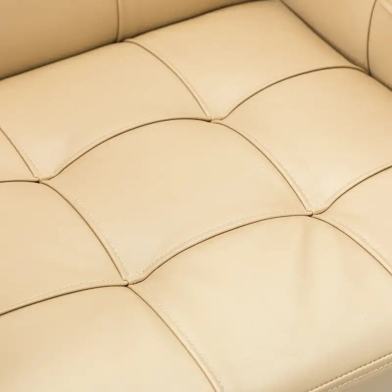 Chaise de bureau capitonnée à hauteur réglable avec 5 roulettes