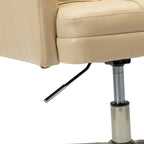 Chaise de bureau capitonnée à hauteur réglable avec 5 roulettes