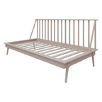 Lit de repos double en bois vintage