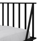 Lit de repos double en bois vintage
