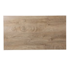 Table basse bicolore avec plateau en placage de bois