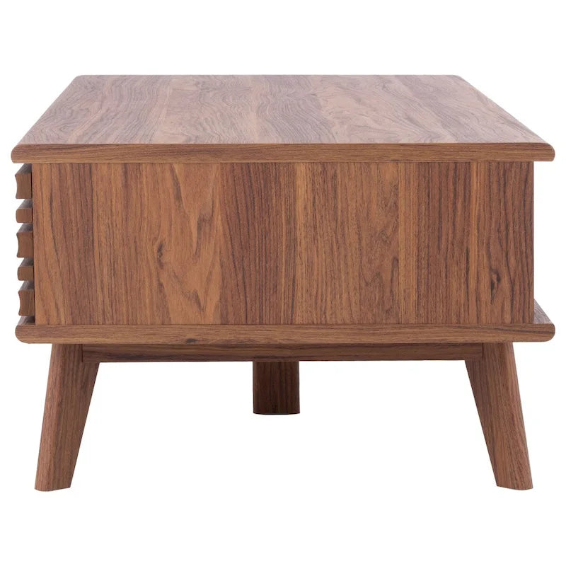 Table basse Mid-Century avec étagère de rangement - 117 cm (L) x 58 cm (P) x 41 cm (H)