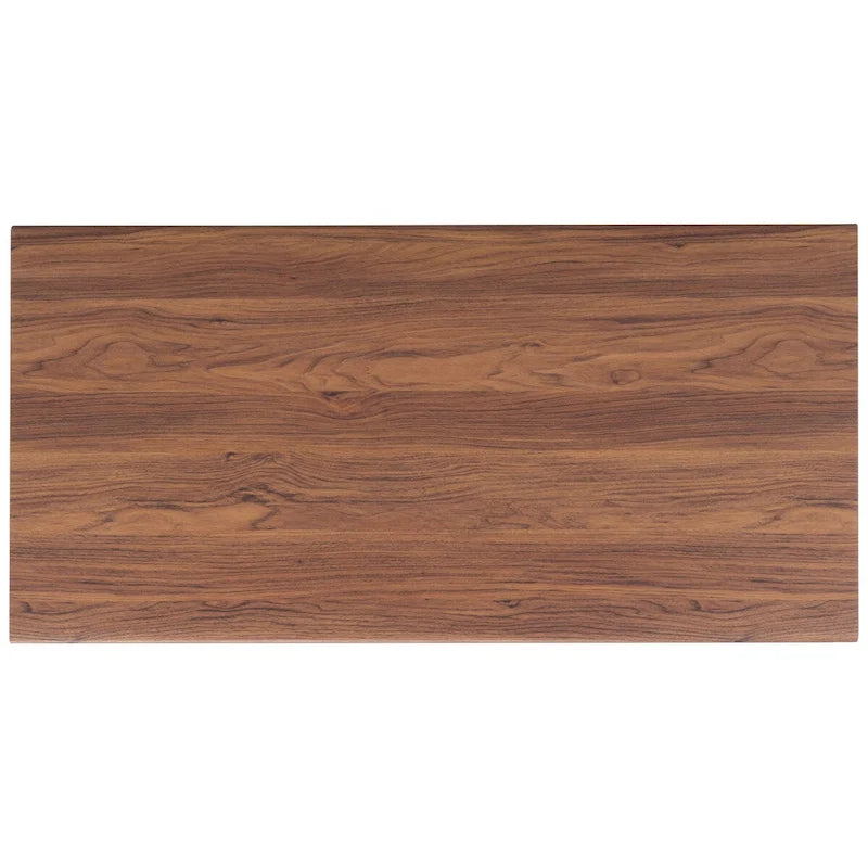 Table basse Mid-Century avec étagère de rangement - 117 cm (L) x 58 cm (P) x 41 cm (H)