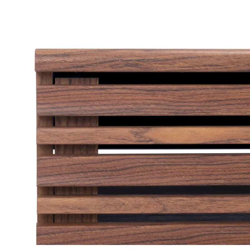 Table basse Mid-Century avec étagère de rangement - 117 cm (L) x 58 cm (P) x 41 cm (H)