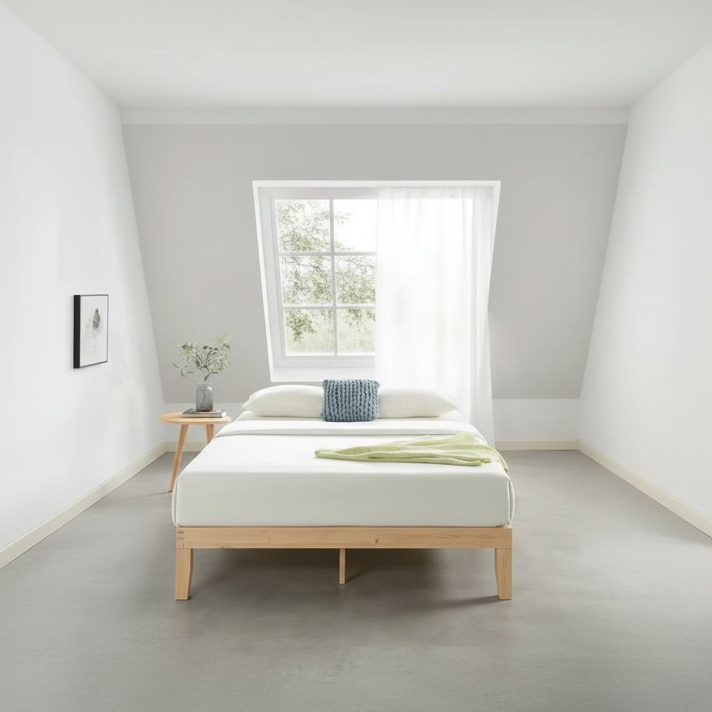 12 Classic Solid Wood Platform Bed Frame
