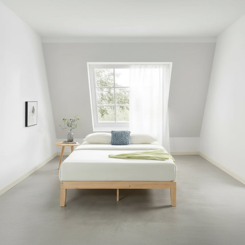 12 Classic Solid Wood Platform Bed Frame