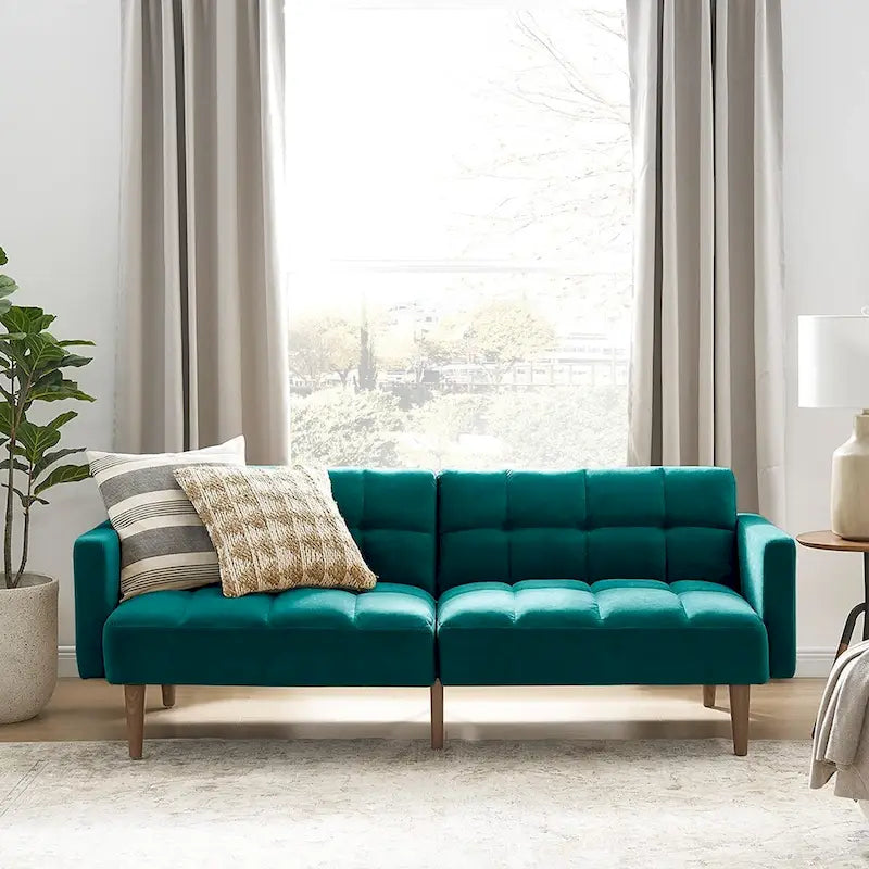 Mopio Aaron Futon Convertible Sofa Sleeper Futon