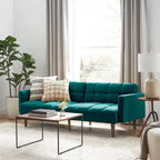 Canapé Futon Convertible avec Dossier Inclinable Séparé
