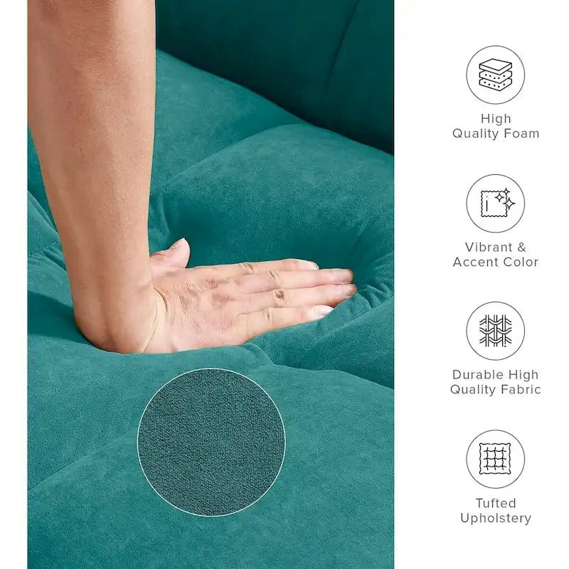 Canapé Futon Convertible avec Dossier Inclinable Séparé