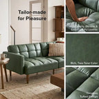 Canapé Futon Convertible avec Dossier Inclinable Séparé