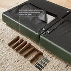 Canapé Futon Convertible avec Dossier Inclinable Séparé