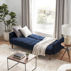 Canapé Futon Convertible avec Dossier Inclinable Séparé