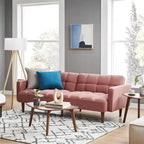 Canapé Futon Convertible avec Dossier Inclinable Séparé