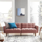 Canapé Futon Convertible avec Dossier Inclinable Séparé