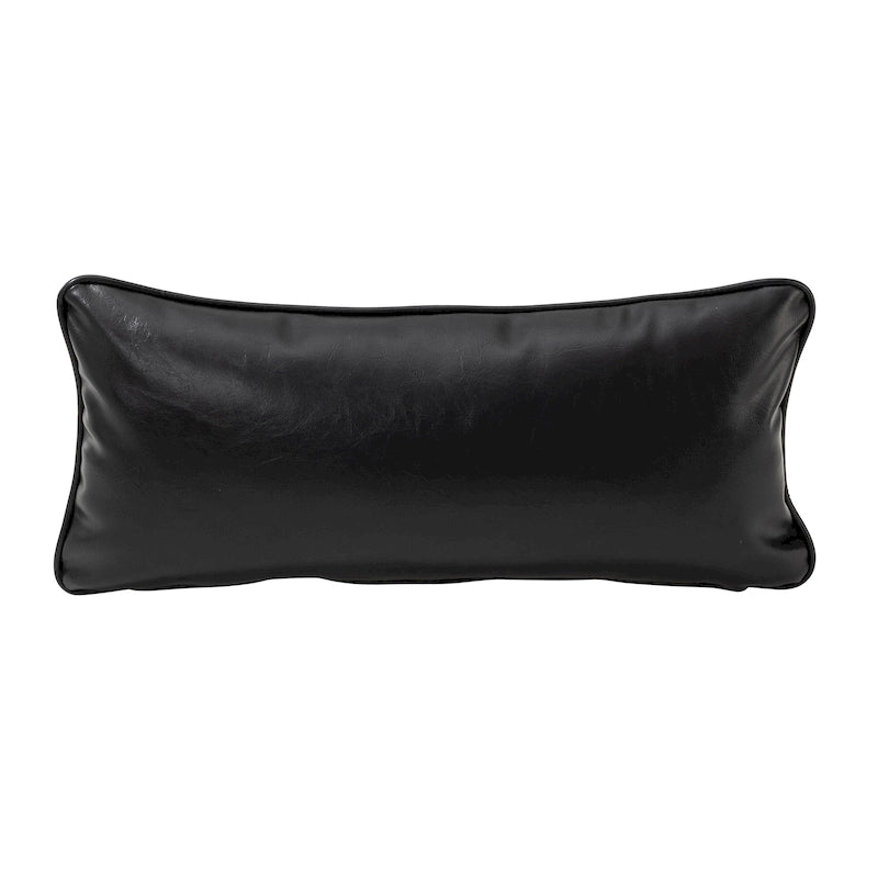 Fauteuil d'appoint moderne du milieu du siècle en cuir PU avec oreiller – 25.75"L x 33.75"P x 30.75"H